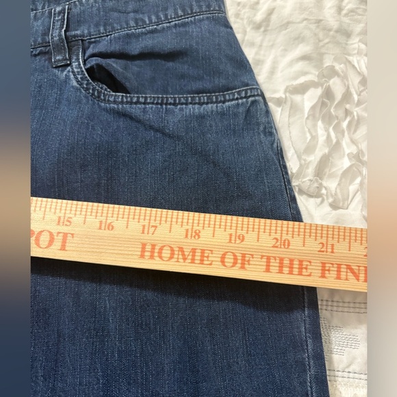 Eileen Fisher chambray wide leg trousers. Size 10 in excellent condition. - Picture 13 of 13